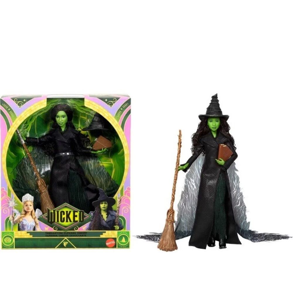 Wicked Universal Pictures Wicked For Good Elphaba Doll Movie Inspired Witch Toy